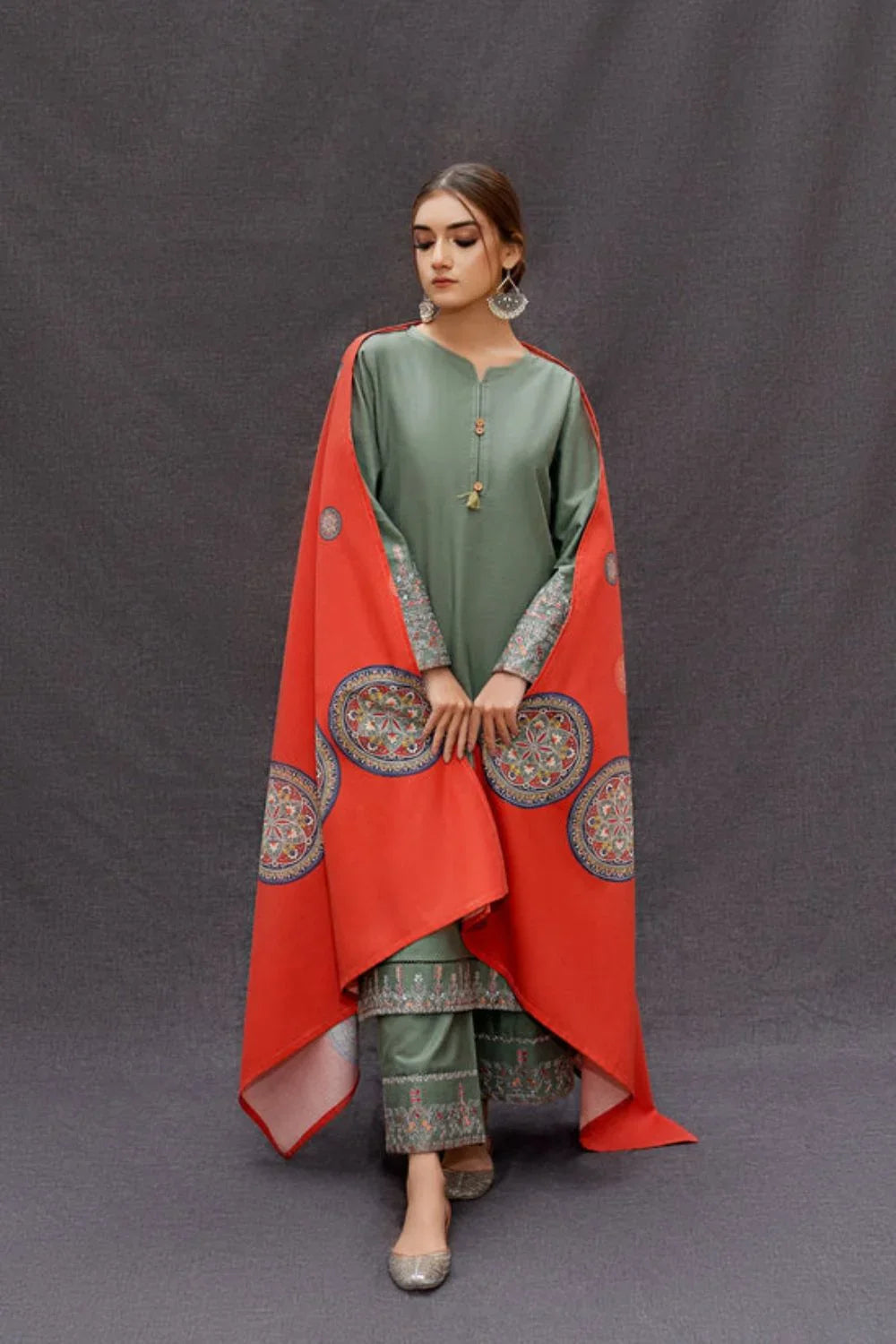 URGE DHANAK 3PC EMBROIDERY