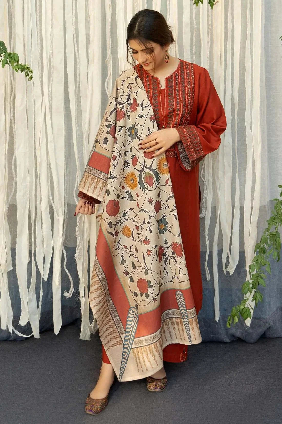 URGE DHANAK 3PC | EMBROIDERY | D#1102