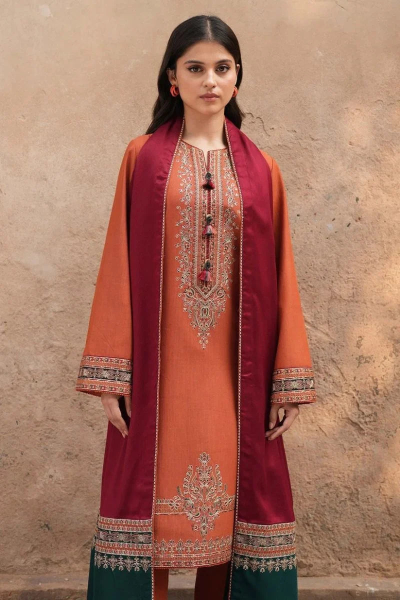 JAZMIN DHANAK 3PC EMBROIDERY