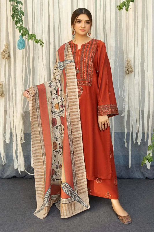URGE DHANAK 3PC | EMBROIDERY | D#1102